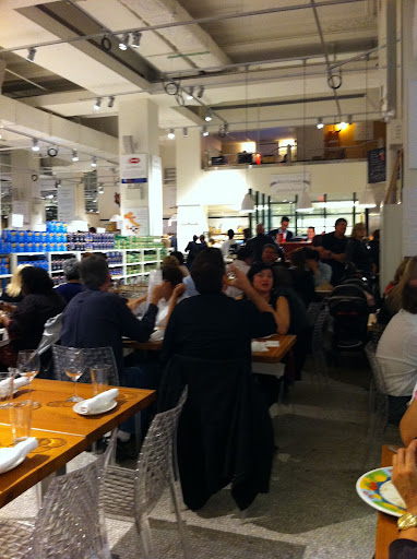 The pizza and pasta restaurant . . .
