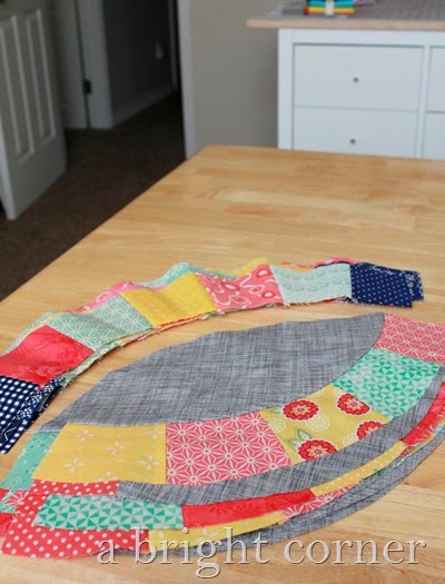 Kates Big Day quilt in progress