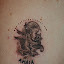 Tatouages - Visage- fée-croix