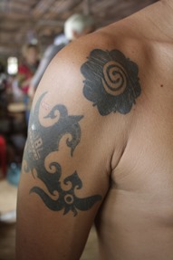 Rosa del Borneo tattoo