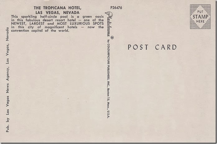 The Tropicana Hotel, Las Vegas, Nevada pg. 2