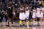 LeBron Debuts Red/Black LBJ9 PE in Heats Second OT Loss lebron james nba 120110 mia at gsw 01 LeBron Debuts Red/Black LBJ9 PE in Heats Second OT Loss