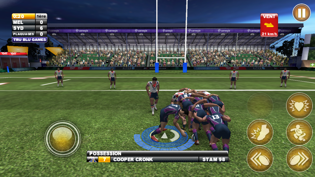 Android application Rugby League Live 2: Gold screenshort