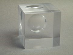 Acrylic cube