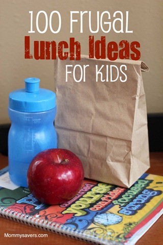 frugal school lunch ideas