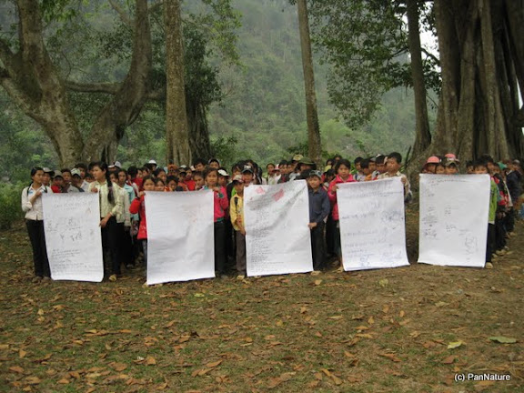 Results of group works from the field exposure trip to the forest.