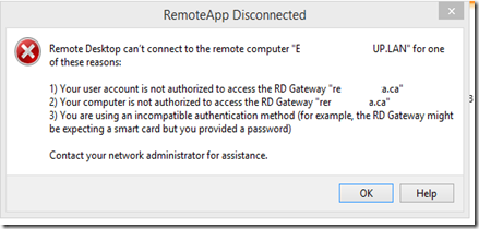 windows server 2012 remote desktop administrator access