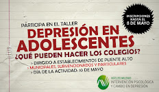 Si eres docente, director, orientador o sicólogo de Puente Alto, revisa aquí la invitación para participar en el taller sobre Depresión Adolescente Si eres docente, director, orientador o sicólogo de Puente Alto, revisa aquí la invitación para participar en el taller sobre Depresión Adolescente