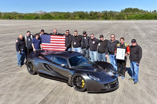 Guinness' record books won't officially recognize the Venom GT's performance.