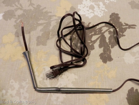 thread cord through spring thread cord through spring