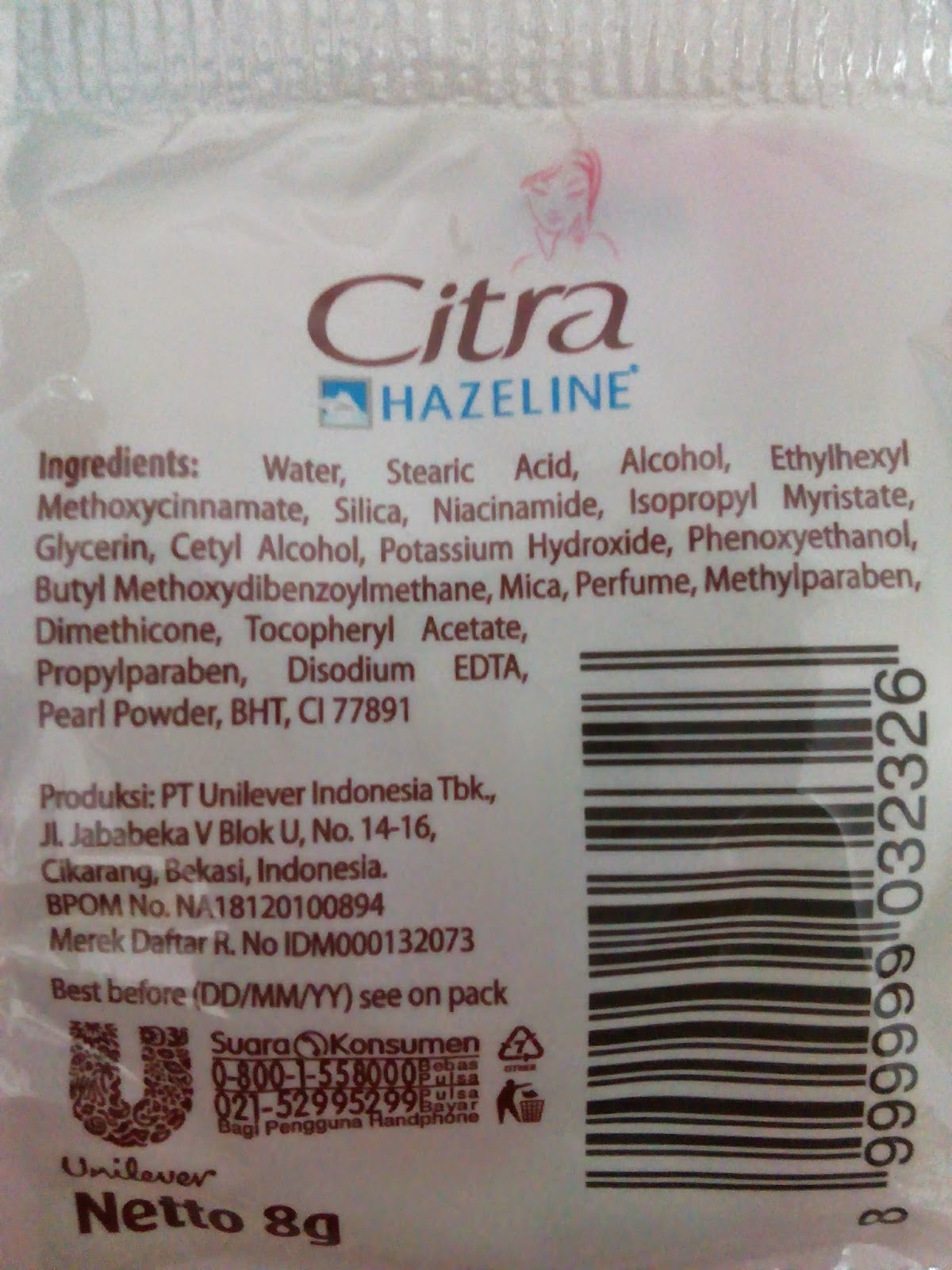 GOOD LUCK LADIES 2014 fyi aku akan review face wash nya setelah fash wash yang aku gunakan habis soalnya aku belum nyoba face wash citra Hihi
