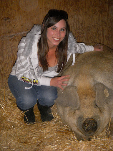 Alexa, now 17, became responsible for Elf when he was just a piglet. Raising him was part of a Future Farmers of America (FFA) agriculture class at her school. Alexa, now 17, became responsible for Elf when he was just a piglet. Raising him was part of a Future Farmers of America (FFA) agriculture class at her school.