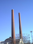 Pair of smokestacks Pair of smokestacks
