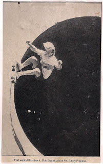 Bob in one of his more famous pictures in Skateboarder at Mt. Baldy!