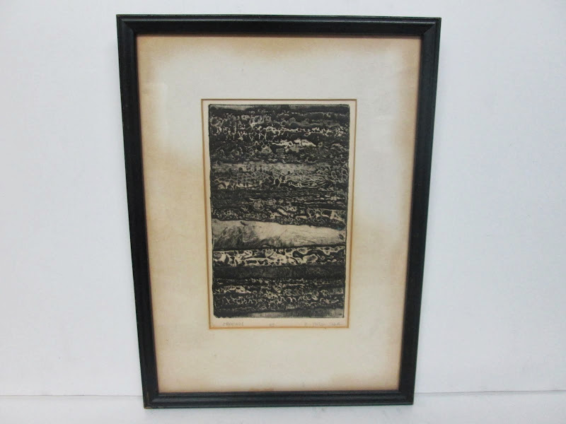 E. Porter Woodblock Print