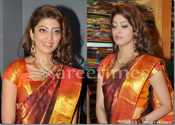 Praneetha_Kanjeevaram_Silk_Saree_Blouse Praneetha_Kanjeevaram_Silk_Saree_Blouse