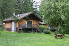 Our cabin on Salt Spring Island