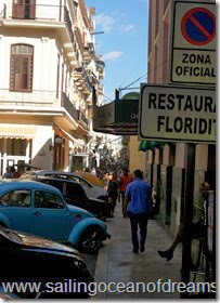The busy Calle O Bispo downtown Havana 20140113_143315b
