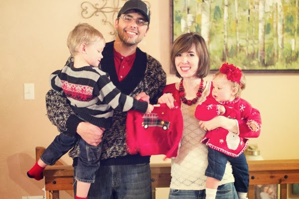Ugly Sweater Christmas Gender Reveal Party | Through Clouded Glass DSC 9878editblog