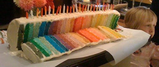 This cake is a celebration of color for www.colourlovers.com founder Darius A. Monsef IV. Made lovingly by his mother Virginia Hammon. This cake is a celebration of color for www.colourlovers.com founder Darius A. Monsef IV. Made lovingly by his mother Virginia Hammon.