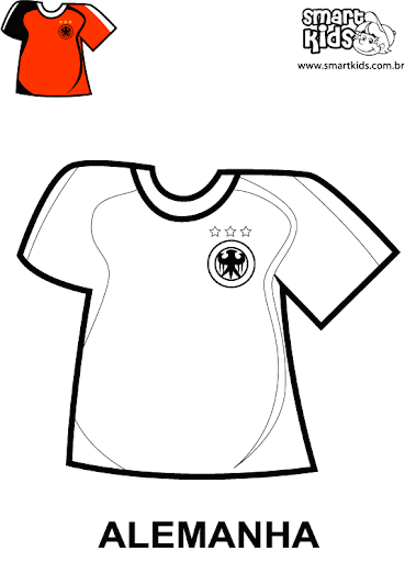 Camisetas de futbol para imprimir y pintar - Imagui