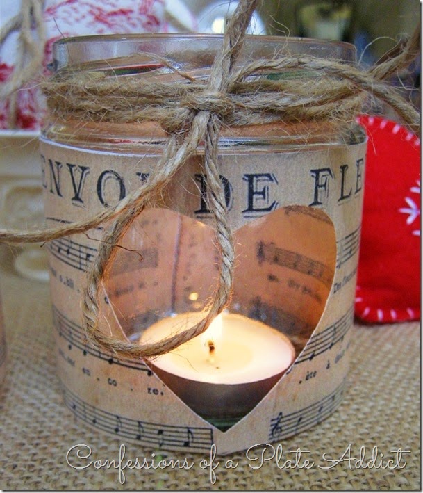 CONFESSIONS OF A PLATE ADDICT Vintage French Sheet Music Candles CONFESSIONS OF A PLATE ADDICT Vintage French Sheet Music Candles