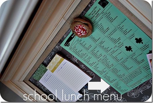 school lunch menu