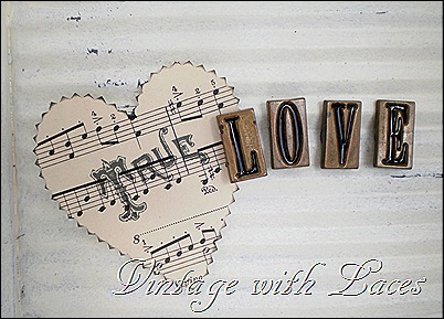 Valentine's Decoration by Vintage with Laces Valentine's Decoration by Vintage with Laces