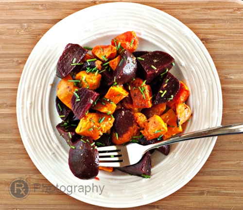 Truffled beet salad top logo