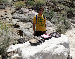 No,  Bob is not selling backpacks out in the desert. These were most likely left by Mexican immigrants traveling through the Anza Borrego Desert.