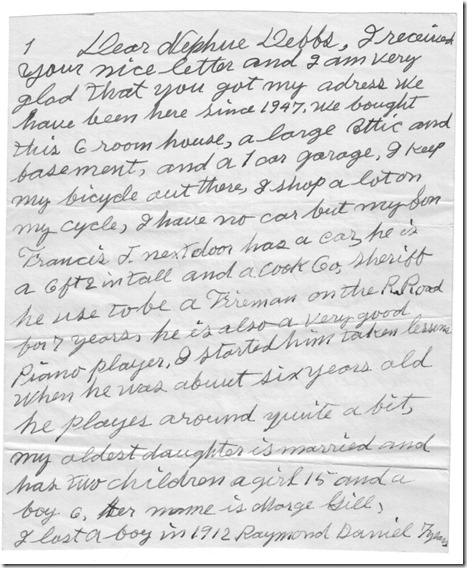 Rollin Letter to Debs pg 1 Rollin Letter to Debs pg 1