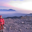 Gill happy to have made it for sunrise after 3.5 hours hiking