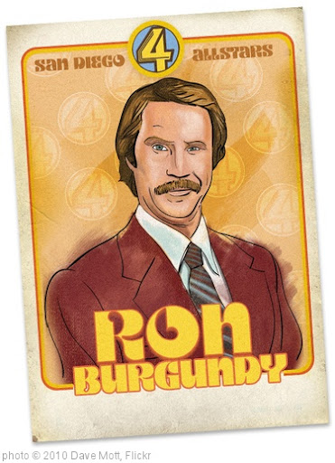 'Ron Burgundy Trading Card' photo (c) 2010, Dave Mott - license: http://creativecommons.org/licenses/by-nd/2.0/