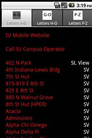 IUBloomington Building Locator