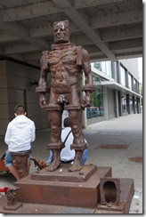 The Iron Man statue