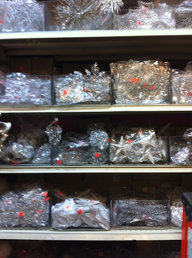 More glittered ornaments.