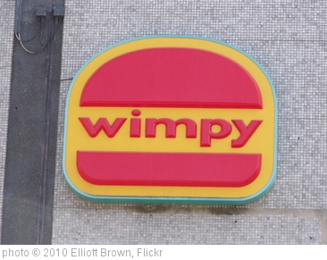 'Signs on the former Megabowl, Pershore Street, Birmingham - Wimpy - sign' photo (c) 2010, Elliott Brown - license: http://creativecommons.org/licenses/by/2.0/
