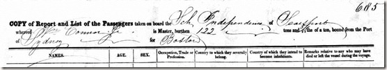 1846 ship record