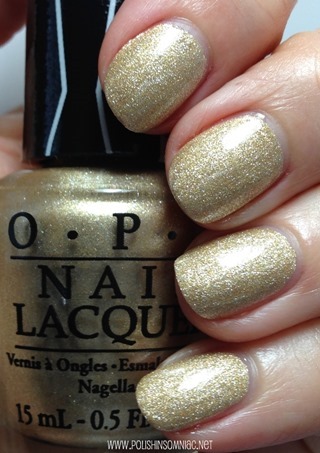 OPI Love, Angel, Music, Baby (with top coat)