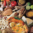 Exquisite Peruvian typical food