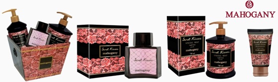 Mahogany cosméticos lança linha Secret Kisses. mahogany dia das maes