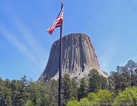 Devils Tower from Visitor Center Devils Tower from Visitor Center
