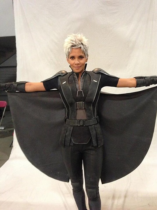Halle Berry az X-Men - Az eljövendő múlt napjai forgatásán