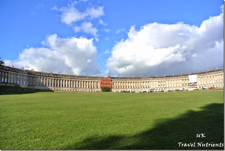 旅行養分 英國 巴斯bath 18世紀最偉大英國建築暨巴斯最狀觀建築 皇家新月樓 Royal Crescent