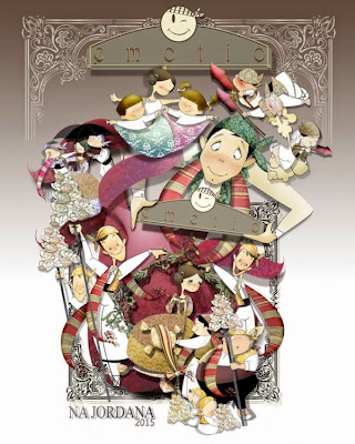 Falla infantil Na Jordana 2015. Lema: "Emotio". Artista: Joan S. Blanch