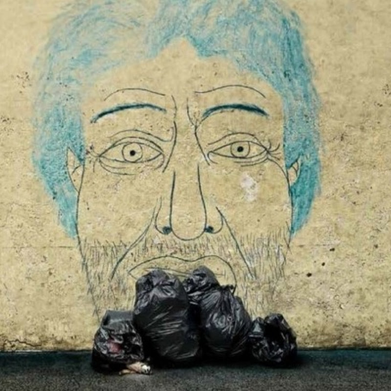 Arte urbano en NY en pro los indigentes