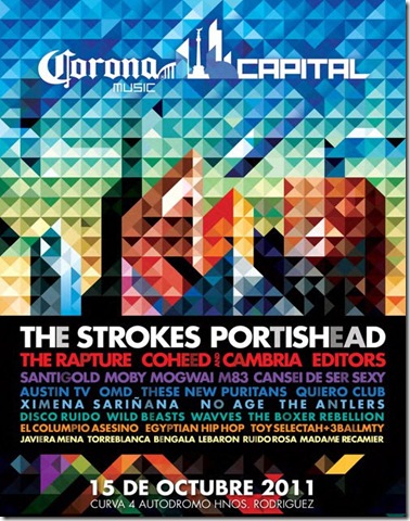corona capital cartelera oficial 2011 strokes portishead corona capital cartelera oficial 2011 strokes portishead