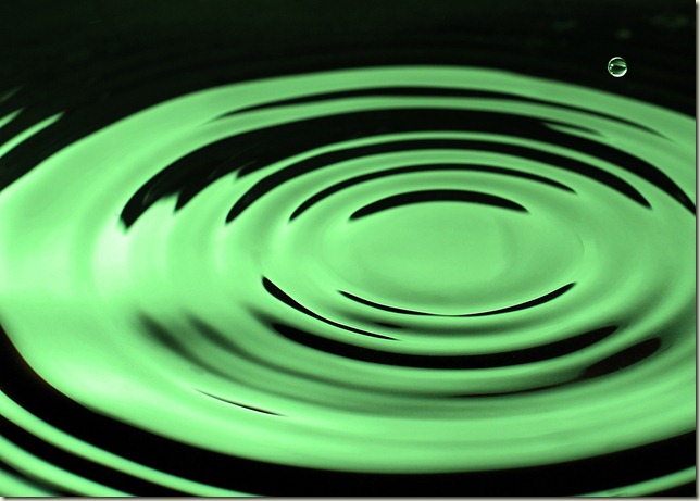 Emerald Water Drop suspended copy