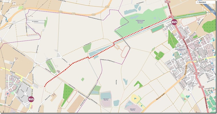 Hüllgraben fehlende Strecke Hüllgraben fehlende Strecke