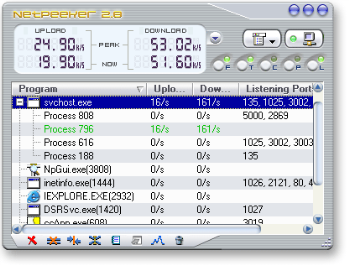 Windows Network Speed Monitor and Controller 
